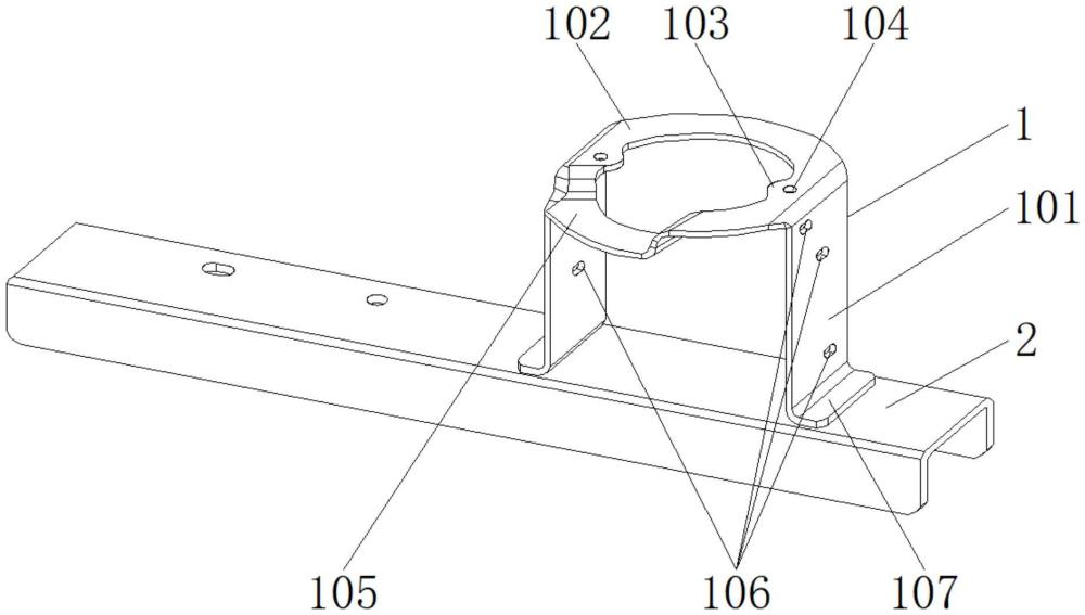 一種真空泵支架及橫梁總成的制作方法