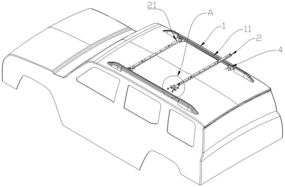 一種汽車行李架及汽車的制作方法