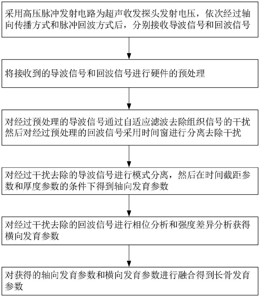 一種基于導(dǎo)波信號與回波信號的長骨檢測方法