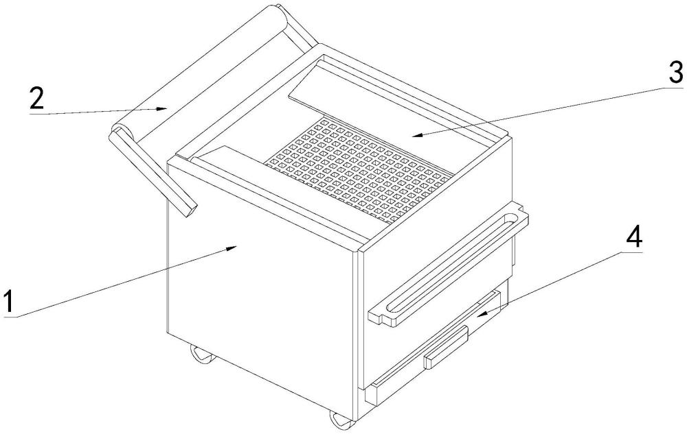 一種車(chē)輛C柱內(nèi)板加工用廢料收集裝置的制作方法