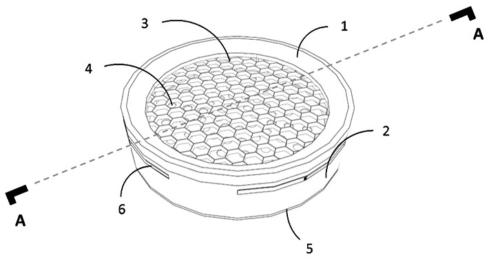 一种LED照明灯具用低碳防眩光系统的装置及设计方法