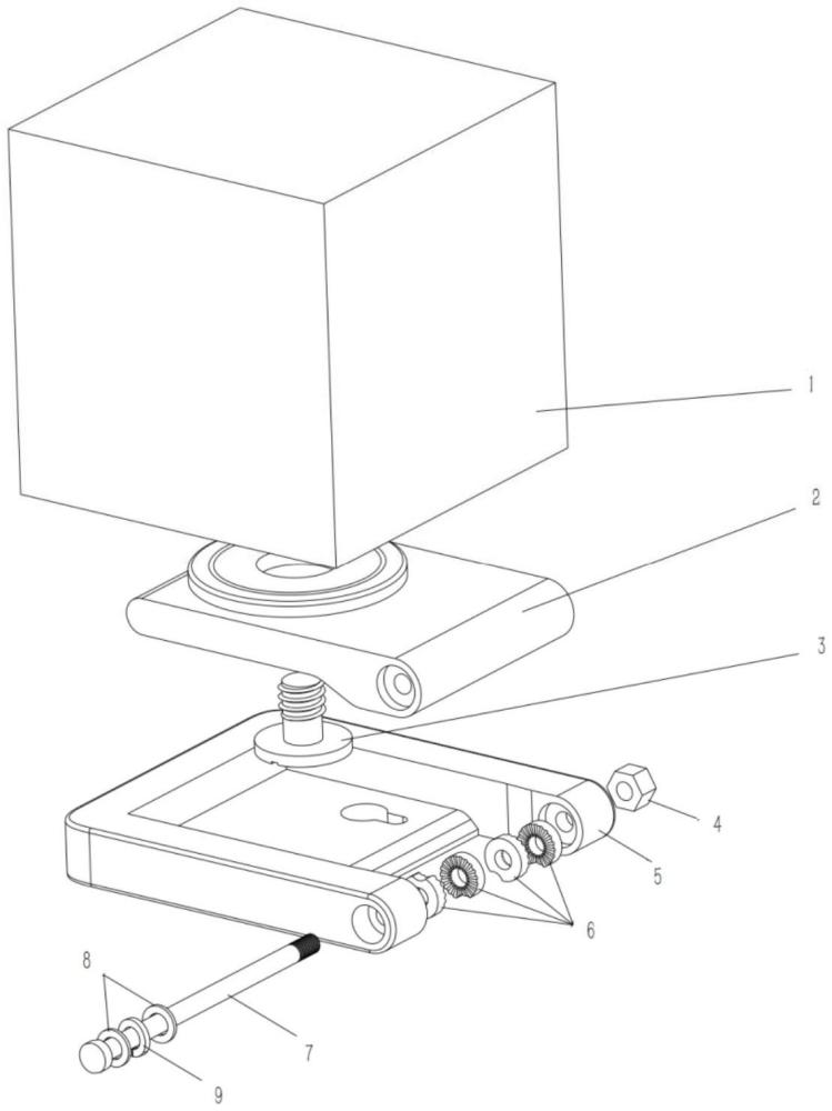 一種單軸轉動支架的制作方法