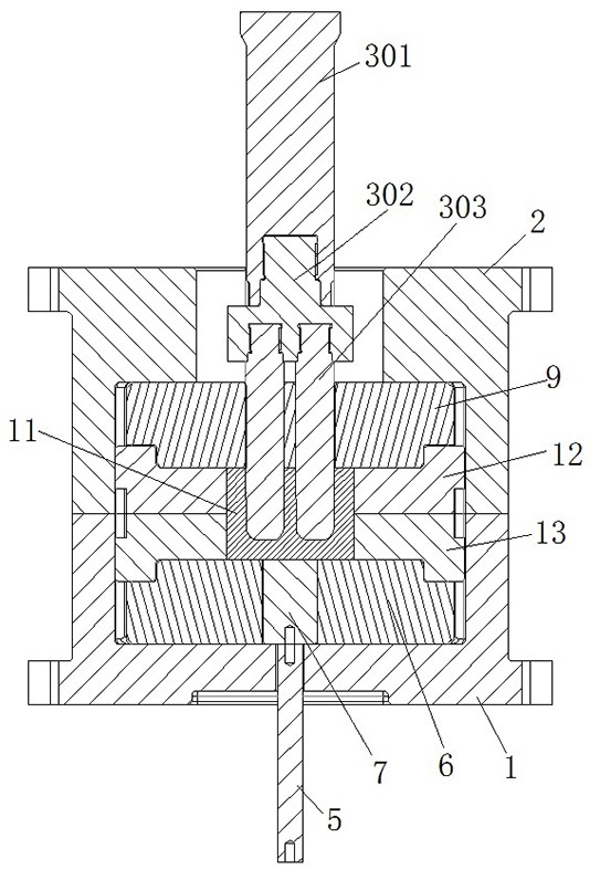 異形孔方形泵體鍛件鍛造模具及鍛造成形方法與流程