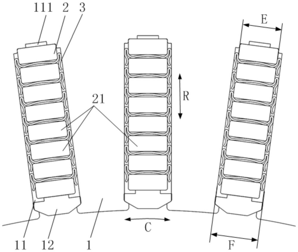 電機(jī)定子、電機(jī)和車輛動(dòng)力系統(tǒng)的制作方法