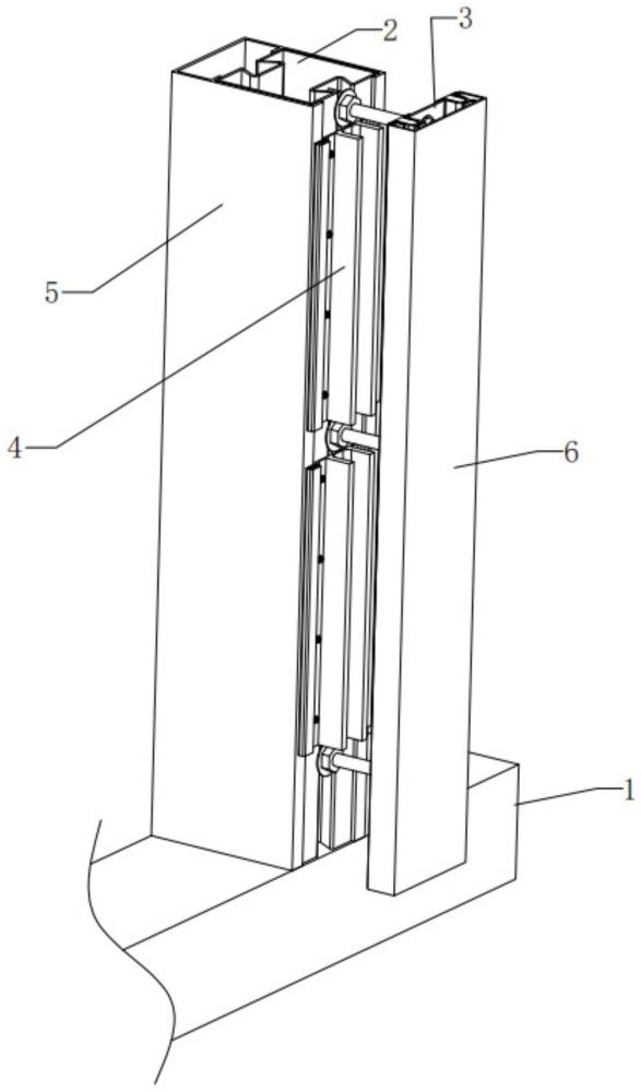 玻璃隔斷安裝結(jié)構(gòu)的制作方法