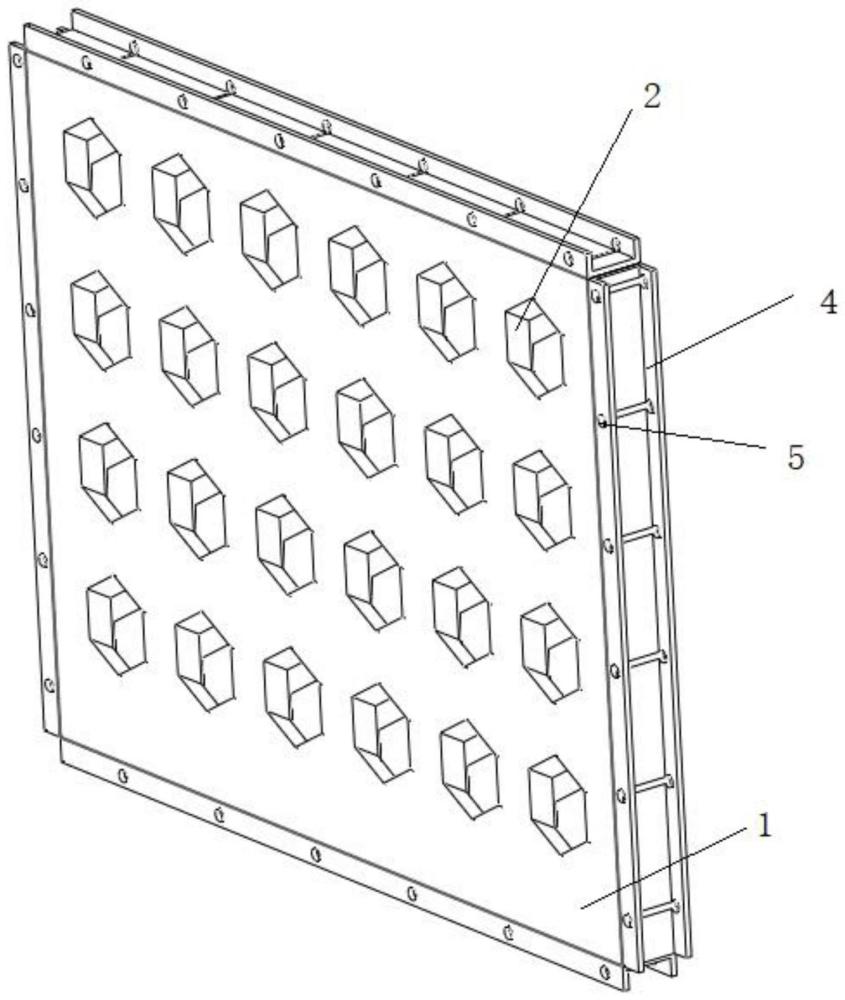 一種冷卻塔中的進(jìn)風(fēng)欄柵的制作方法