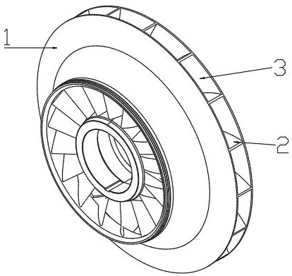 一種大型離心鼓風機三元流葉輪的制造方法與流程