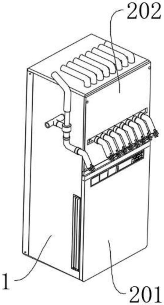 一種服務(wù)器機(jī)房空調(diào)用冷空氣快速分布機(jī)構(gòu)的制作方法