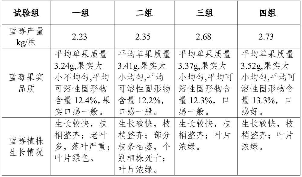 一種適合南方地區(qū)的藍(lán)莓高效基質(zhì)栽培方法