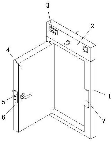 一種帶防護(hù)結(jié)構(gòu)的鋼制防火門的制作方法