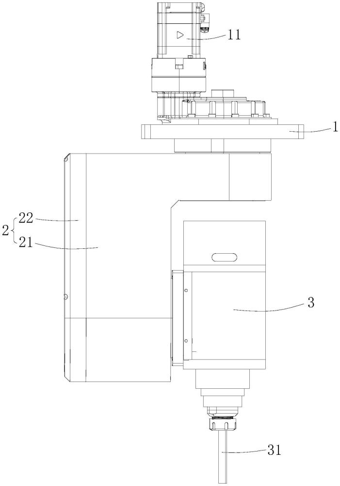 一種五軸加工中心用主軸機(jī)構(gòu)的制作方法