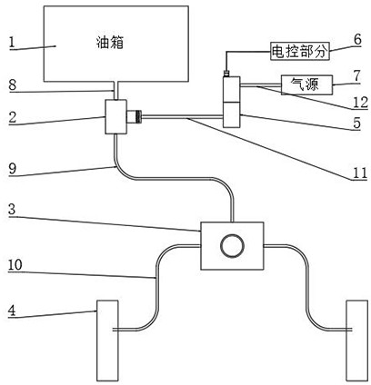 一種用于混動(dòng)變速箱的自動(dòng)潤滑裝置的制作方法