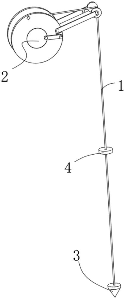 一種便攜式水井水位深度測量器的制作方法