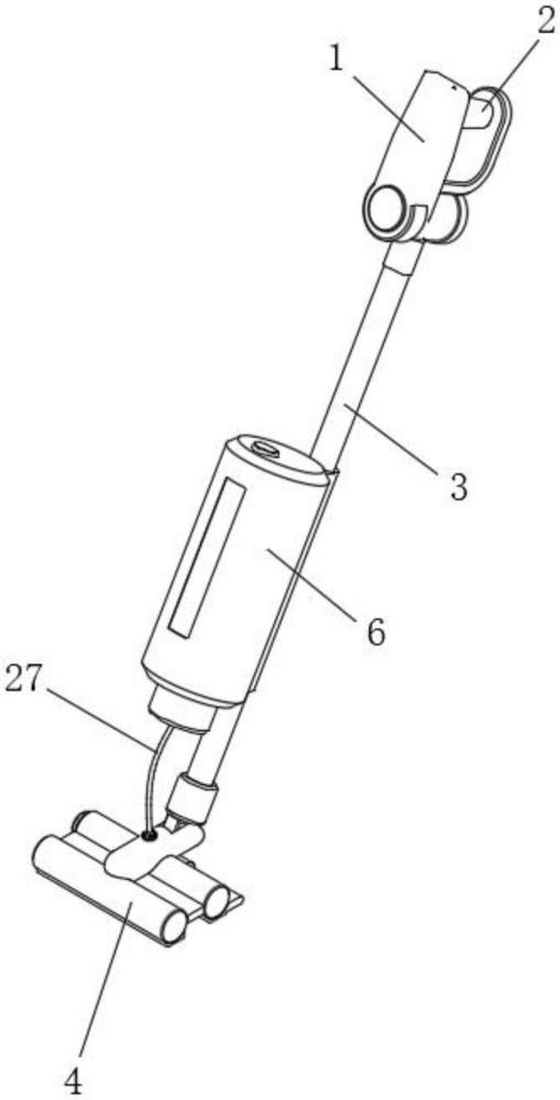 一種蒸汽吸塵一體化的無線鋰電吸塵器的制作方法