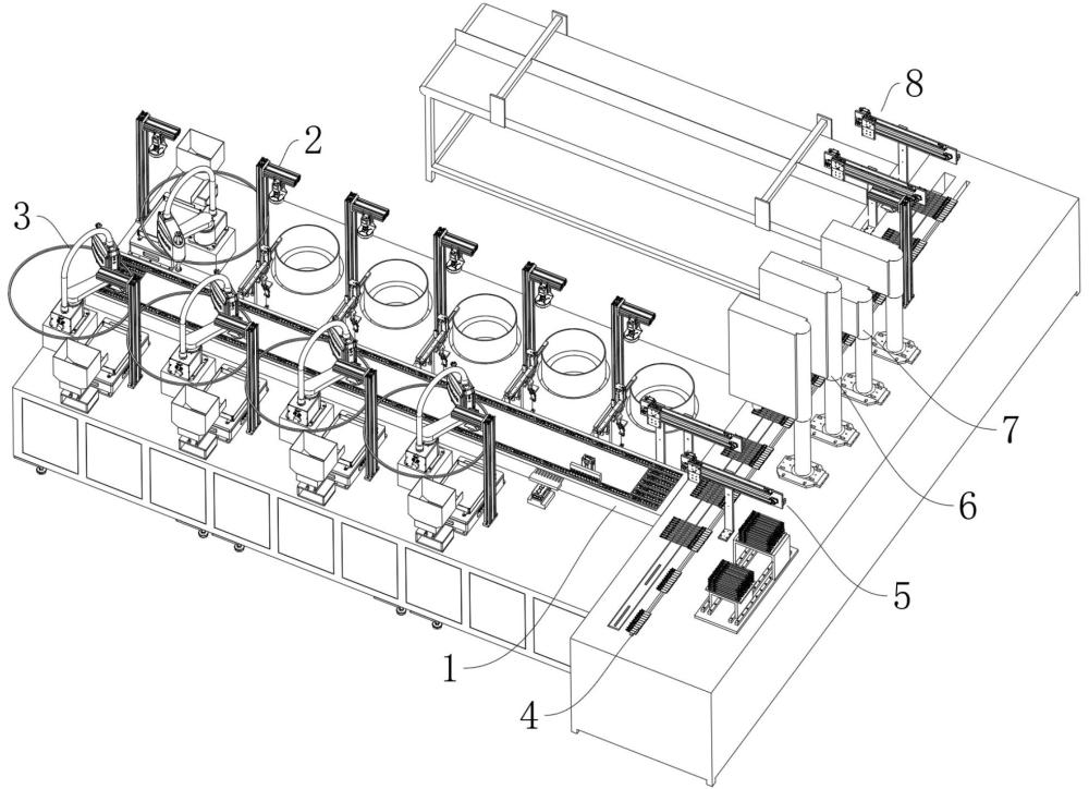 機械結(jié)構(gòu)自動化裝配線及裝配方法與流程