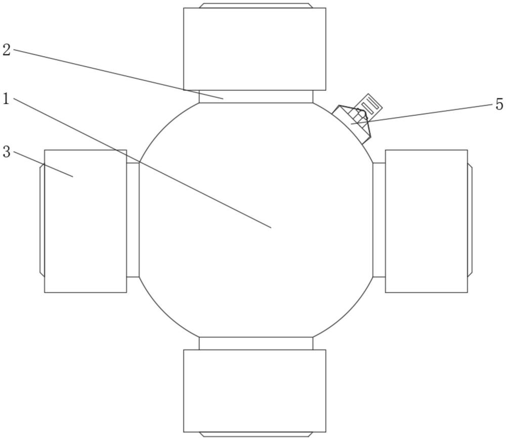 一種帶有潤(rùn)滑的軸承十字包的制作方法