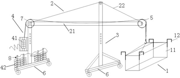 高層停機(jī)坪外挑構(gòu)件修復(fù)作業(yè)平臺(tái)及使用方法與流程