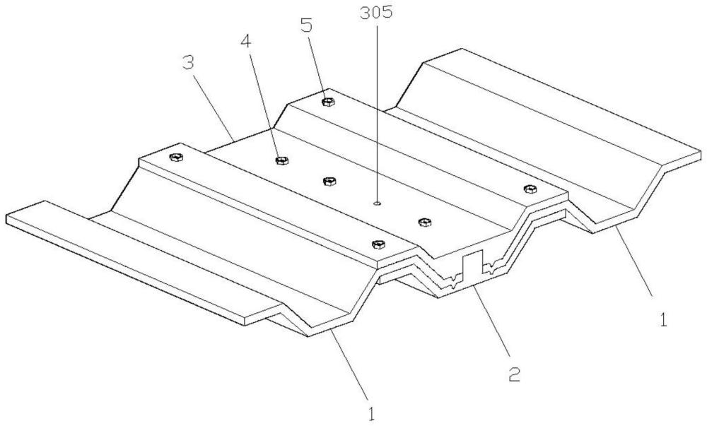 一種用于建筑工程壓型鋼板的連接結(jié)構(gòu)的制作方法