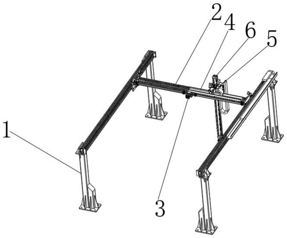 龍門(mén)機(jī)械手大跨度同步運(yùn)動(dòng)結(jié)構(gòu)的制作方法