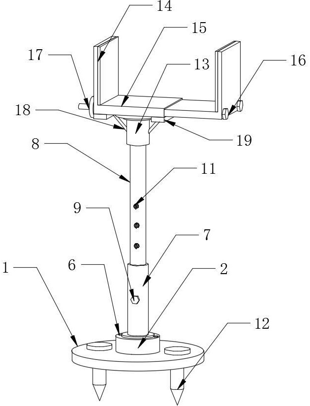 一種建筑工程用模板支撐梁裝置的制作方法