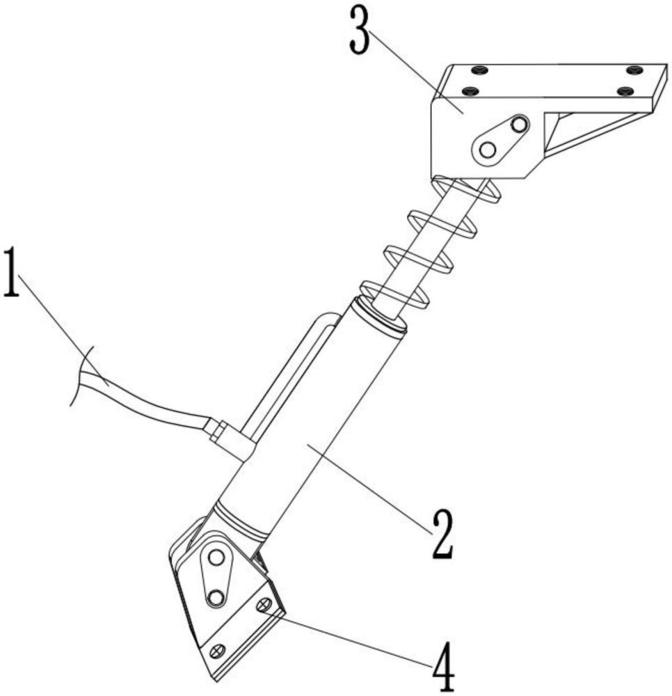 一種電機(jī)懸架用減震器的制作方法