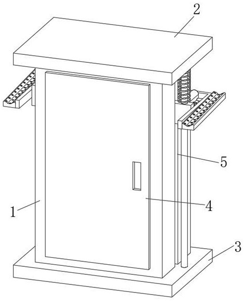 一種室外使用的具有自動(dòng)散熱結(jié)構(gòu)的機(jī)柜的制作方法