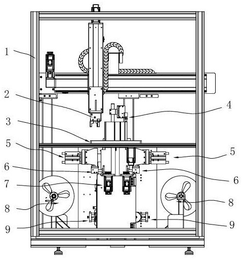 一種新能源扁線電機多槽同步插紙設備的制作方法