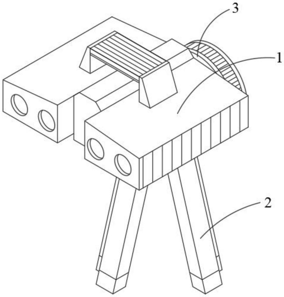 一種具有降噪功能的結(jié)構(gòu)光照明架的制作方法