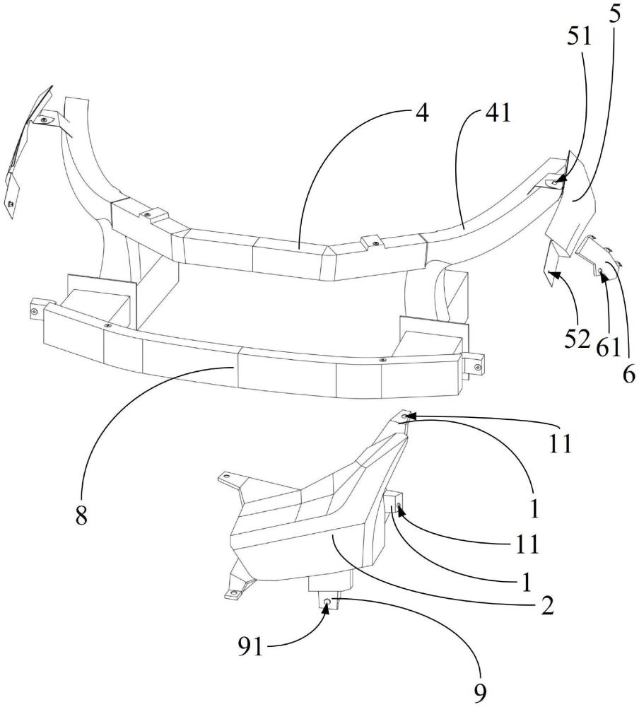 汽車燈具結(jié)構及汽車的制作方法