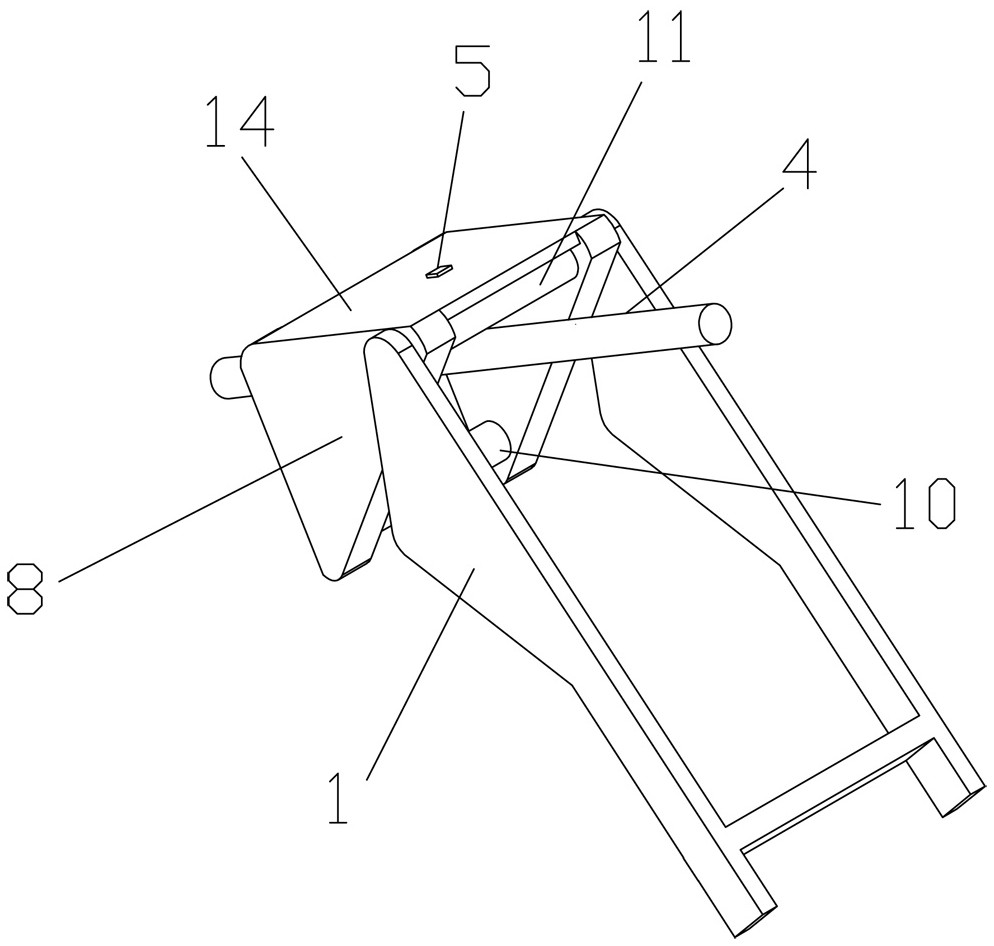 一種電動(dòng)翻拋機(jī)電纜松弛監(jiān)測(cè)保護(hù)裝置的制作方法