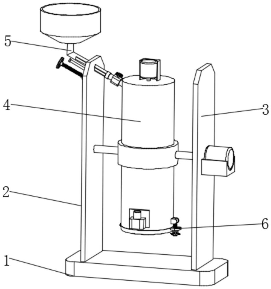 一種防水涂料生產(chǎn)用原料研磨裝置的制作方法