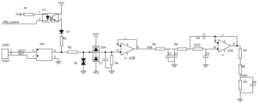 一種低成本提高檢測(cè)靈敏度的VRD電路的制作方法