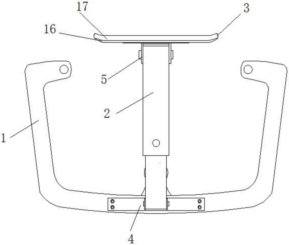 一種電動車可調(diào)節(jié)靠背的制作方法