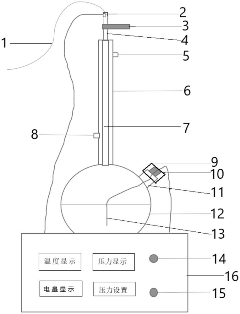 密閉環(huán)境中可實(shí)現(xiàn)不同壓力下液體沸點(diǎn)測(cè)定的裝置及方法與流程