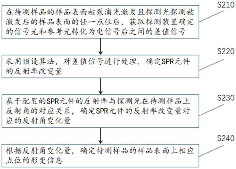 一種樣品形變信息的確定方法、裝置、電子設(shè)備及介質(zhì)