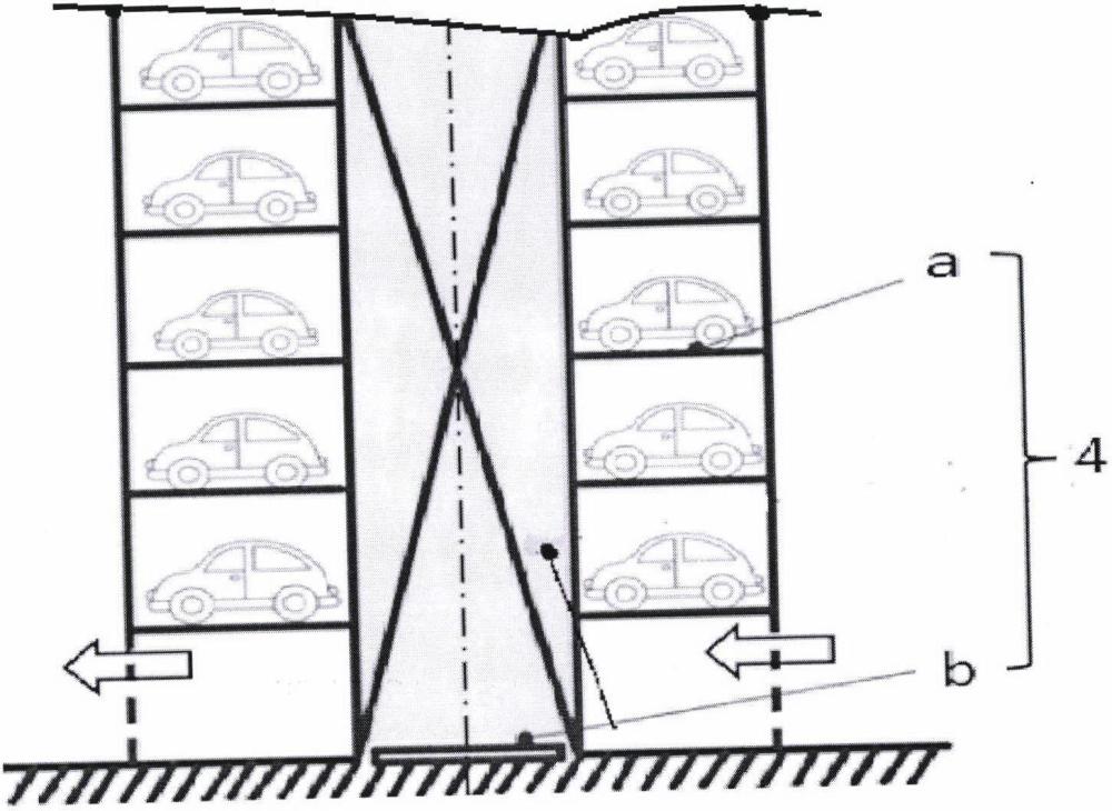 一種簡化改進(jìn)型立體車庫