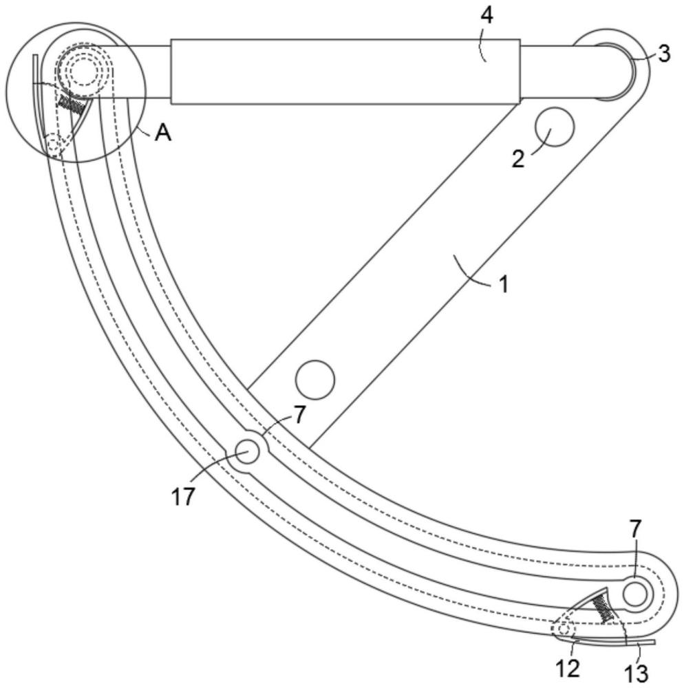 一種可調(diào)節(jié)式浴室扶手的制作方法