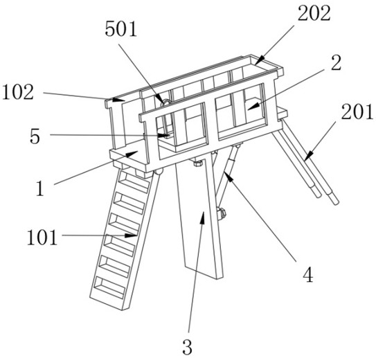 一種帶安全帶的新型登高絕緣梯的制作方法