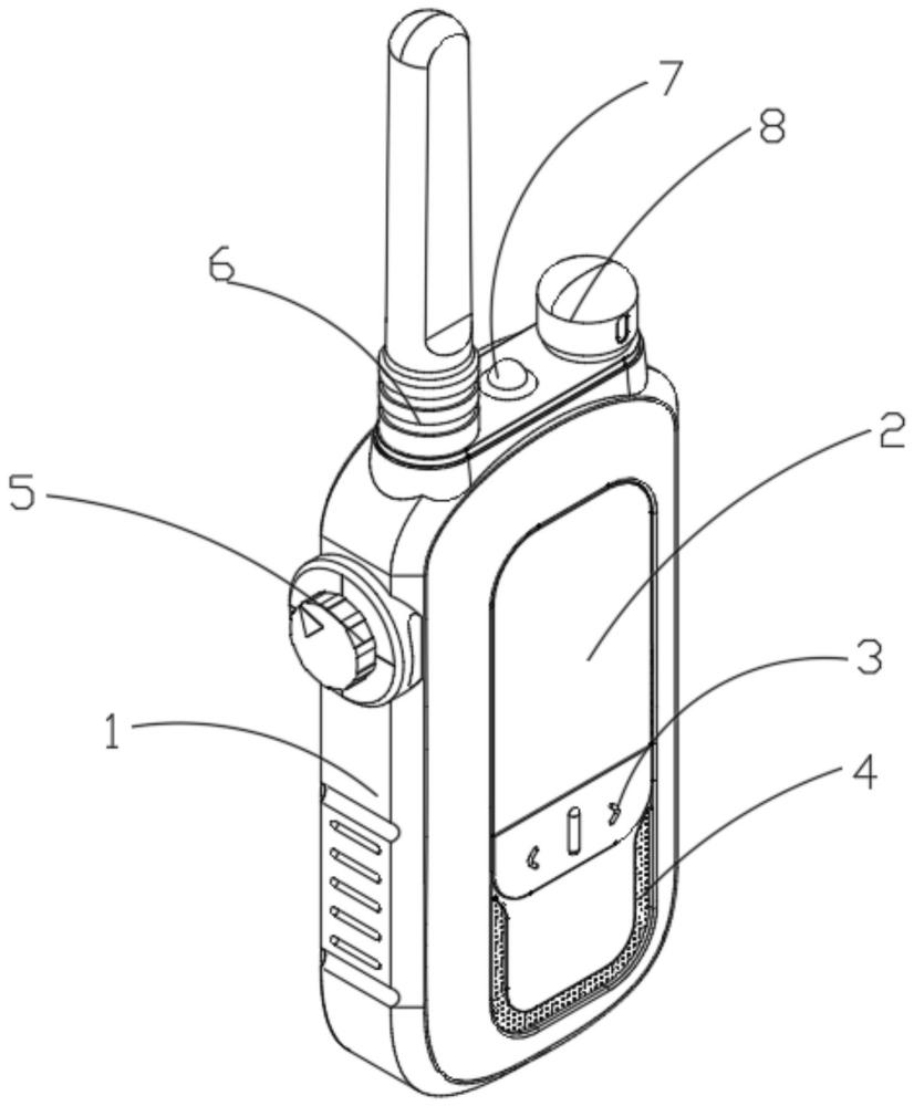 一種加密型數(shù)字對講機(jī)及其使用方法與流程