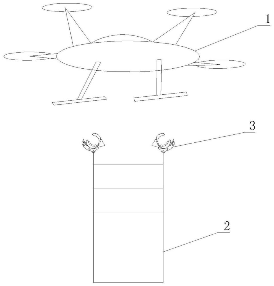 基于無人機(jī)和電動升降技術(shù)的輸電帶電作業(yè)系統(tǒng)及方法與流程