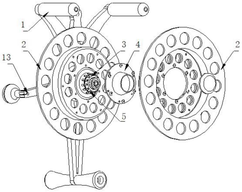 風(fēng)箏線輪的剎車機(jī)構(gòu)的制作方法