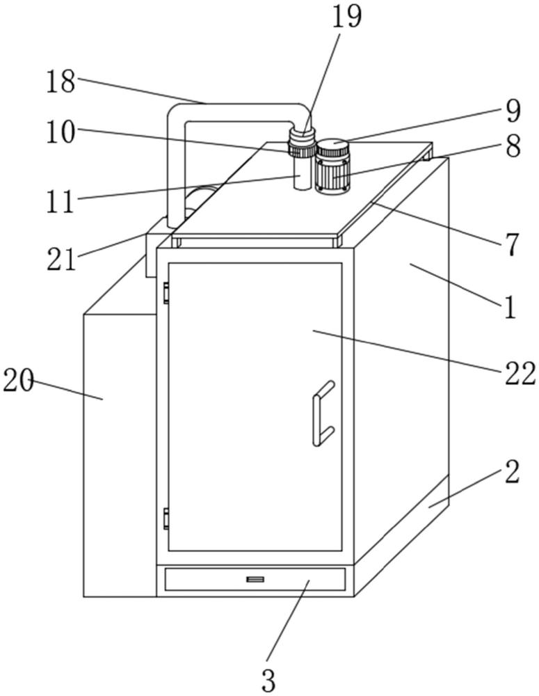 一種陽極模具表面高效噴涂處理設備的制作方法