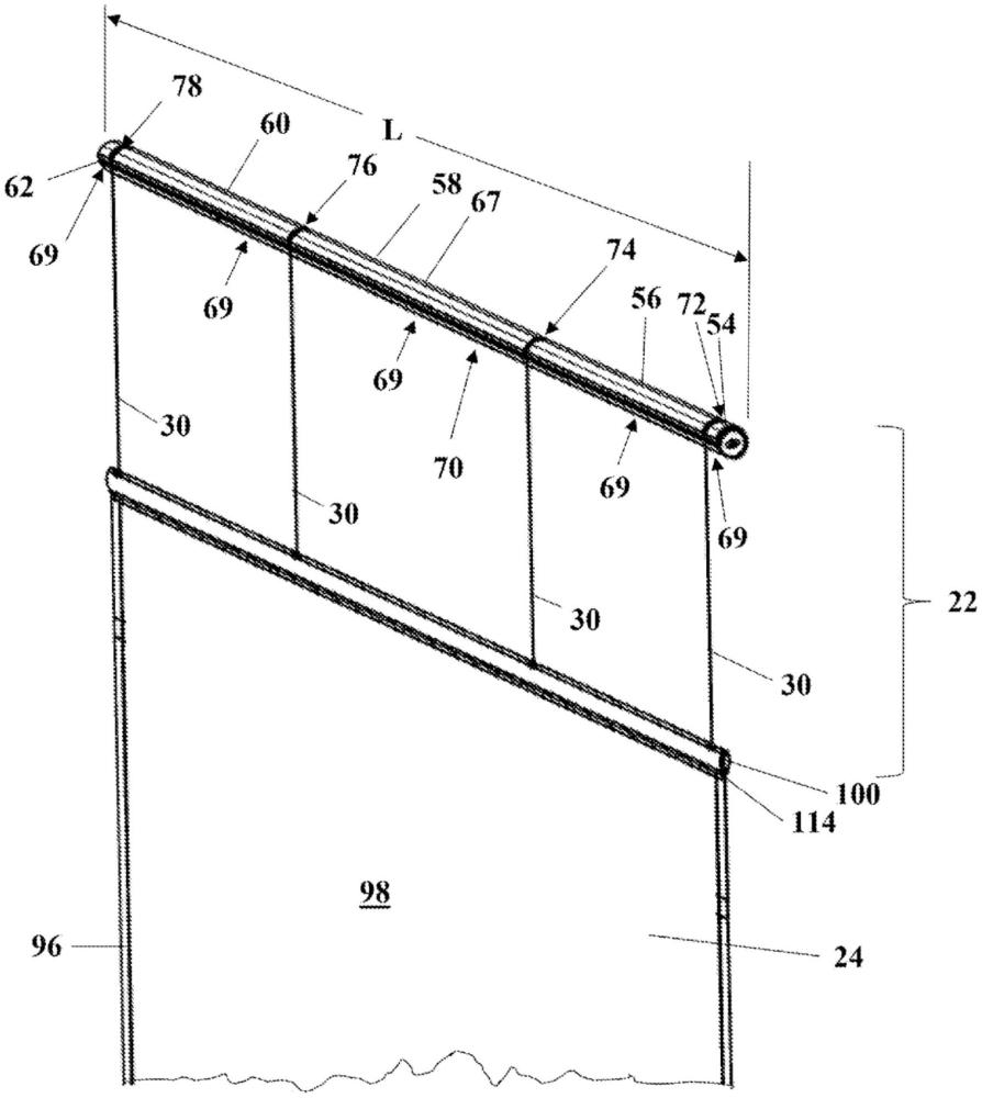 线材悬挂式投影屏幕的制作方法