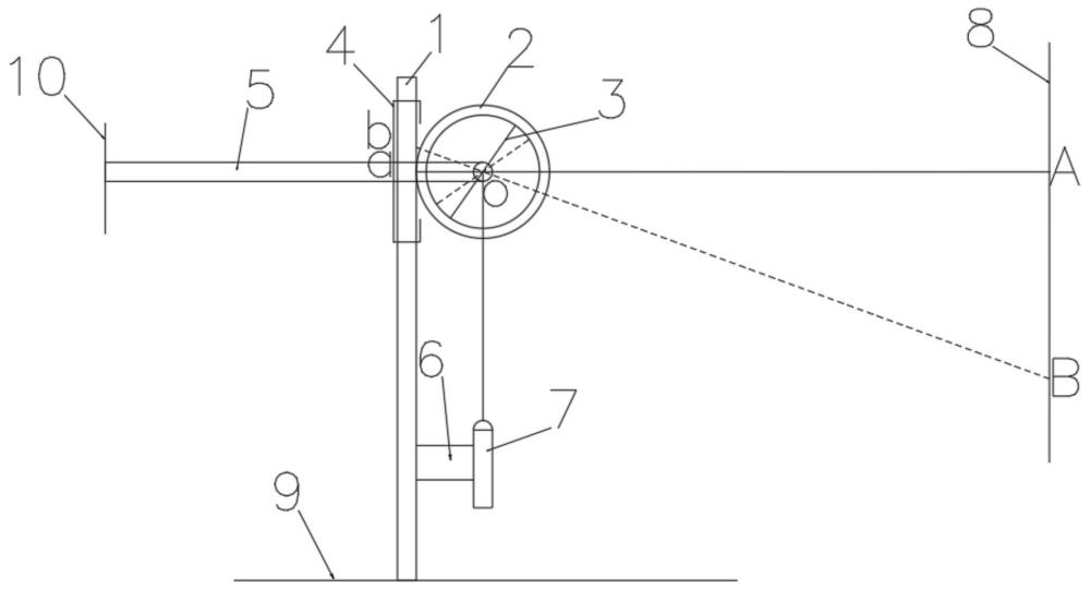 一种水轮机顶盖变形量测量装置及测量方法与流程