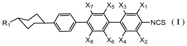 异硫氰基反式环己基联苯类液晶化合物及其制备方法和应用