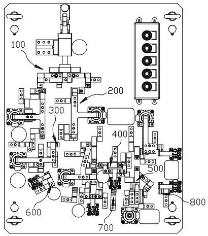 扶手骨架总成焊接夹具的制作方法