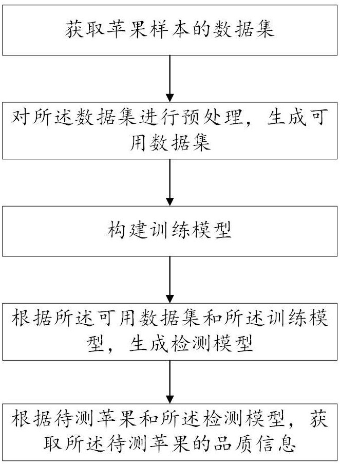 一种基于图像与光谱技术融合的苹果品质检测方法