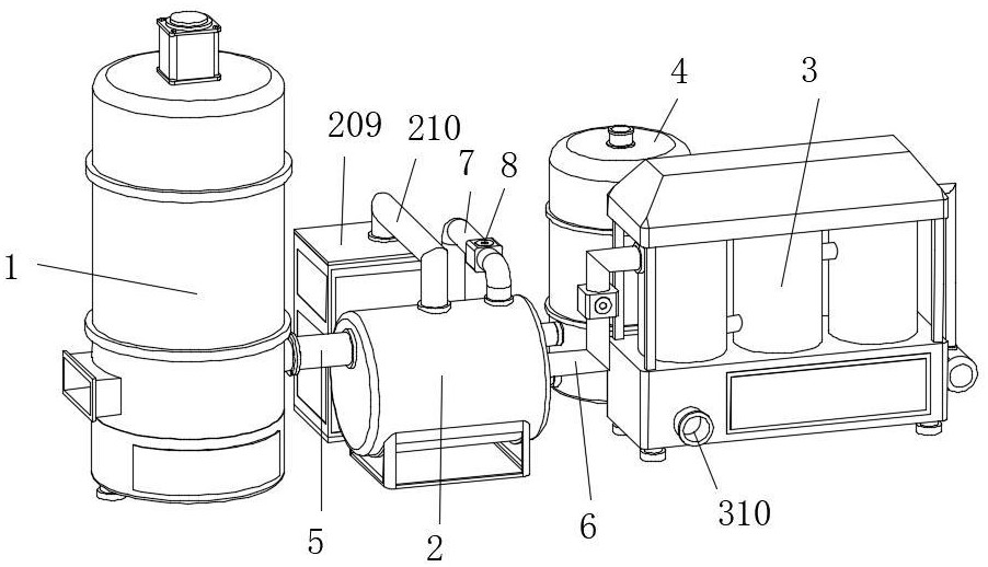 干式真空泵尾气中有机溶剂分离回收装置的制作方法