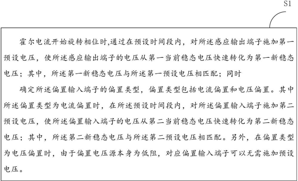 一种减小霍尔电流旋转时产生残余误差的方法及电路与流程