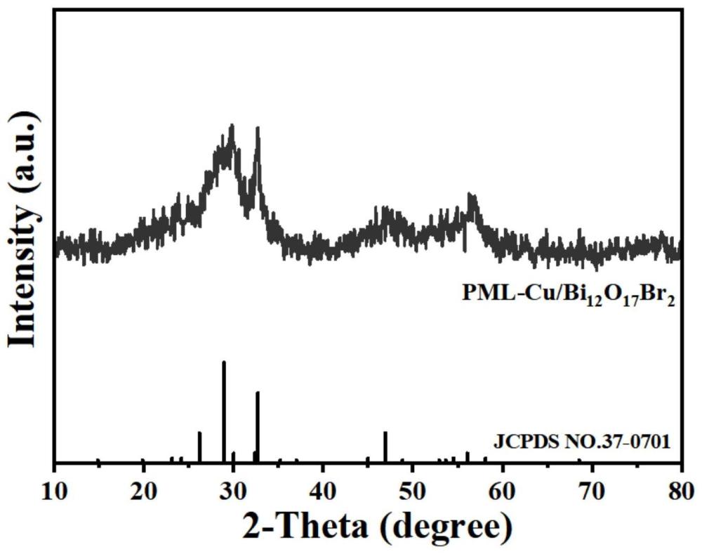 多活性位卟啉铜原子层PML-Cu/Bi12O17Br2催化剂的制备方法及光催化CO2还原应用